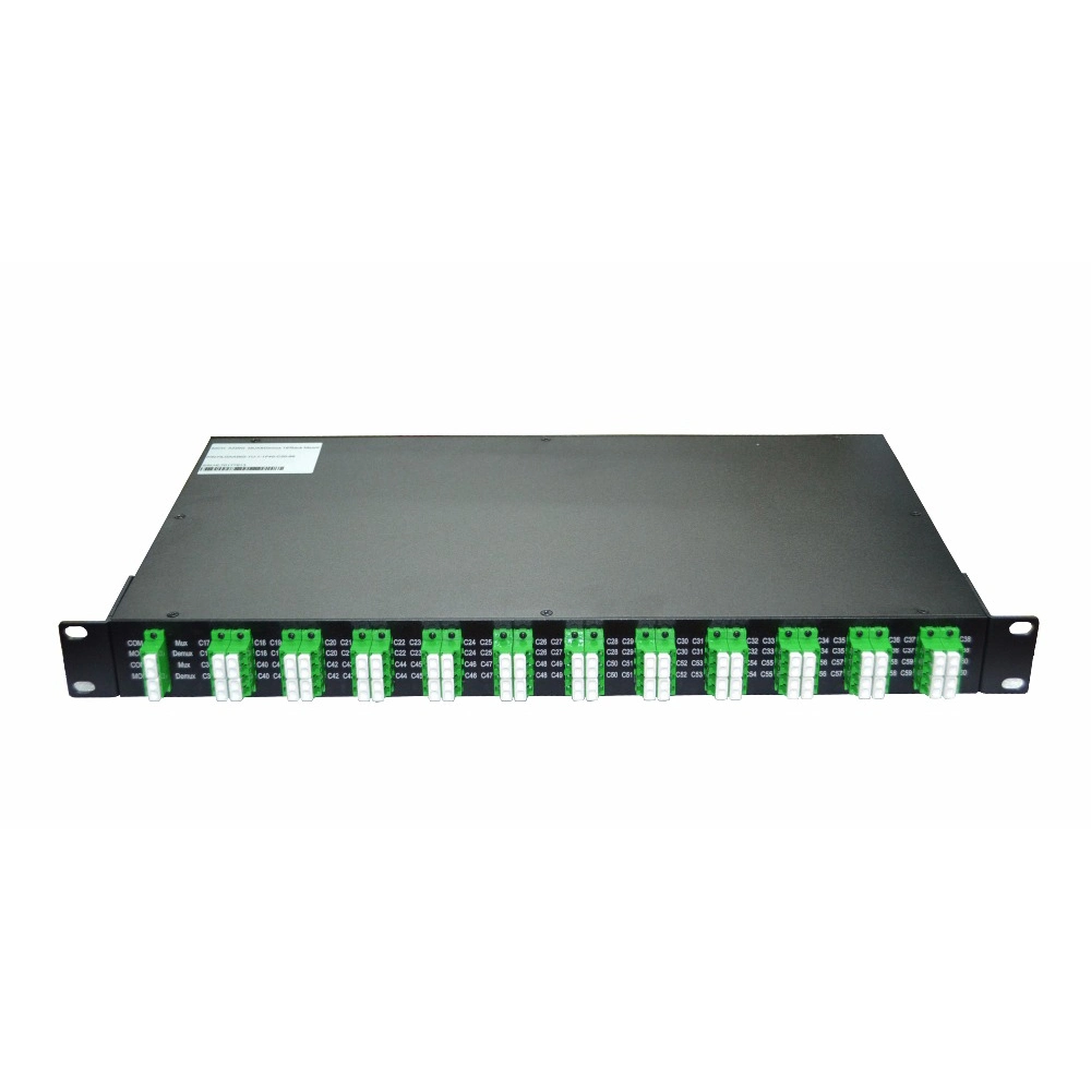 2ru 19" Chassis 96 Channel 50GHz Dual Core DWDM Mux/Demux